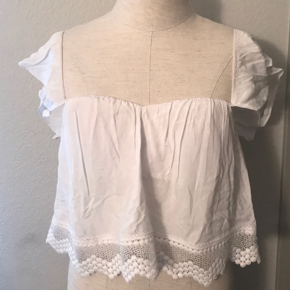Cotton candy LA off shoulder top